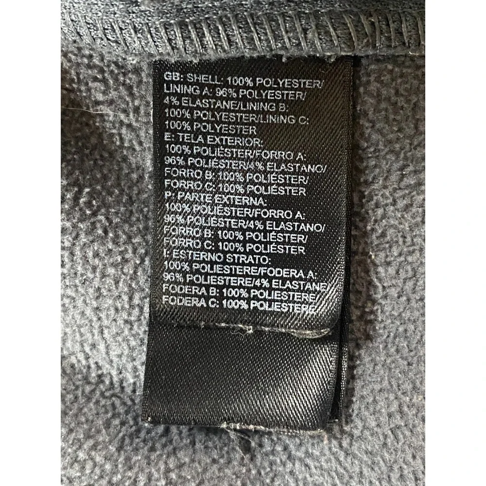 The North Face Mens XXL WindWall Softshell Jacket Heather Grey Full Zip Outdoor‎